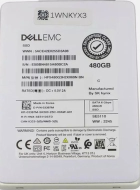 Dell 3397M 03397M SE5110 480GB 2.5 HFS480G3H2X069N SATA SSD