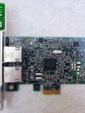 HP 615732-B21 616012-001 NC332T BCM5720 PCI-E 1X双口千兆网卡