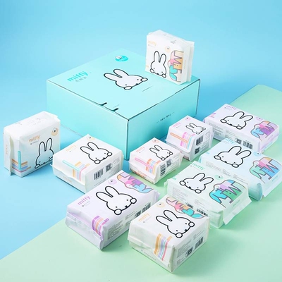 SOLOVE米菲纯棉如初卫生巾周期装迷你日夜用姨妈巾组合装超薄透气