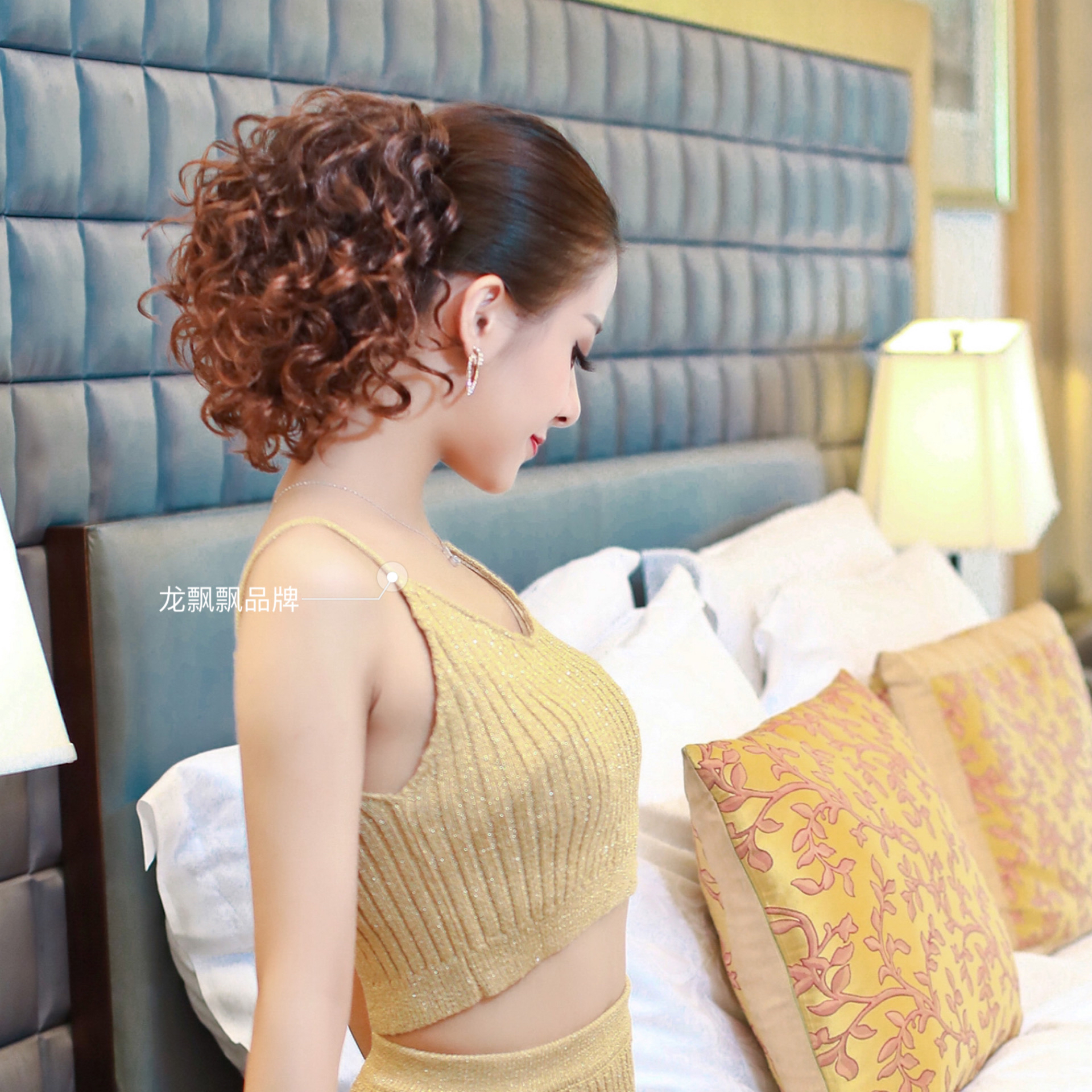 版型好抓夹马尾龙飘飘轻盈时尚