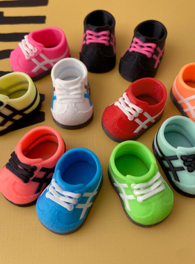 鹿可鹿可六分BJD娃娃阿甘鞋12分拼色软胶鞋子ob11嘎子姐阿巳josh