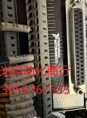 二手NI的导轨安装DB37孔端子板765530-01