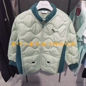 安踏儿童2024年秋冬季款男小童宽松潮流鸭绒轻薄羽绒服 352449908