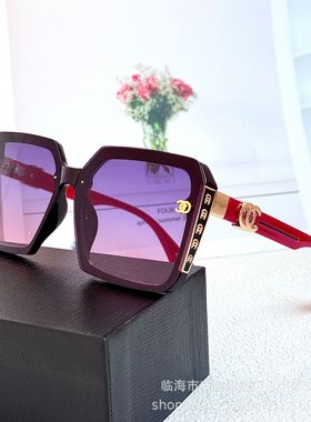 直播经典时尚太阳镜厂家防紫外线太阳镜女偏光墨镜感