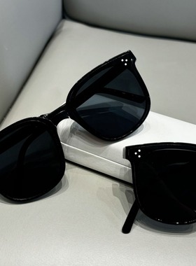 新款折叠三点墨镜男女同款