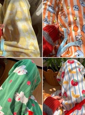 可爱磨毛睡裤女秋冬新款纯棉绒布卡通狗狗遛弯休闲长裤甜美家居裤