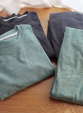 简约德绒睡衣男秋冬季磨毛加绒加厚发热保暖大码居家服外穿家居服