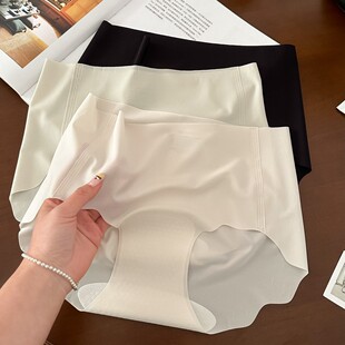 裸感冰丝女内裤无痕速干加长莫代尔裆蜜桃臀夏三角裤非偏4条包邮