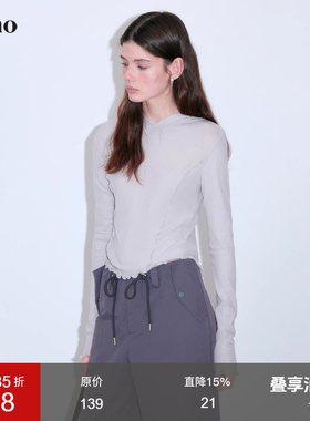 范洛Fano 连帽防晒空调衫长袖t恤女休闲百搭强捻棉夏日高透气上衣