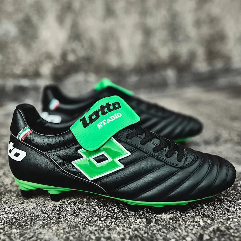 Азартные футбольные туфли Lotto Stadio Made in Italy FG 213655-1N1