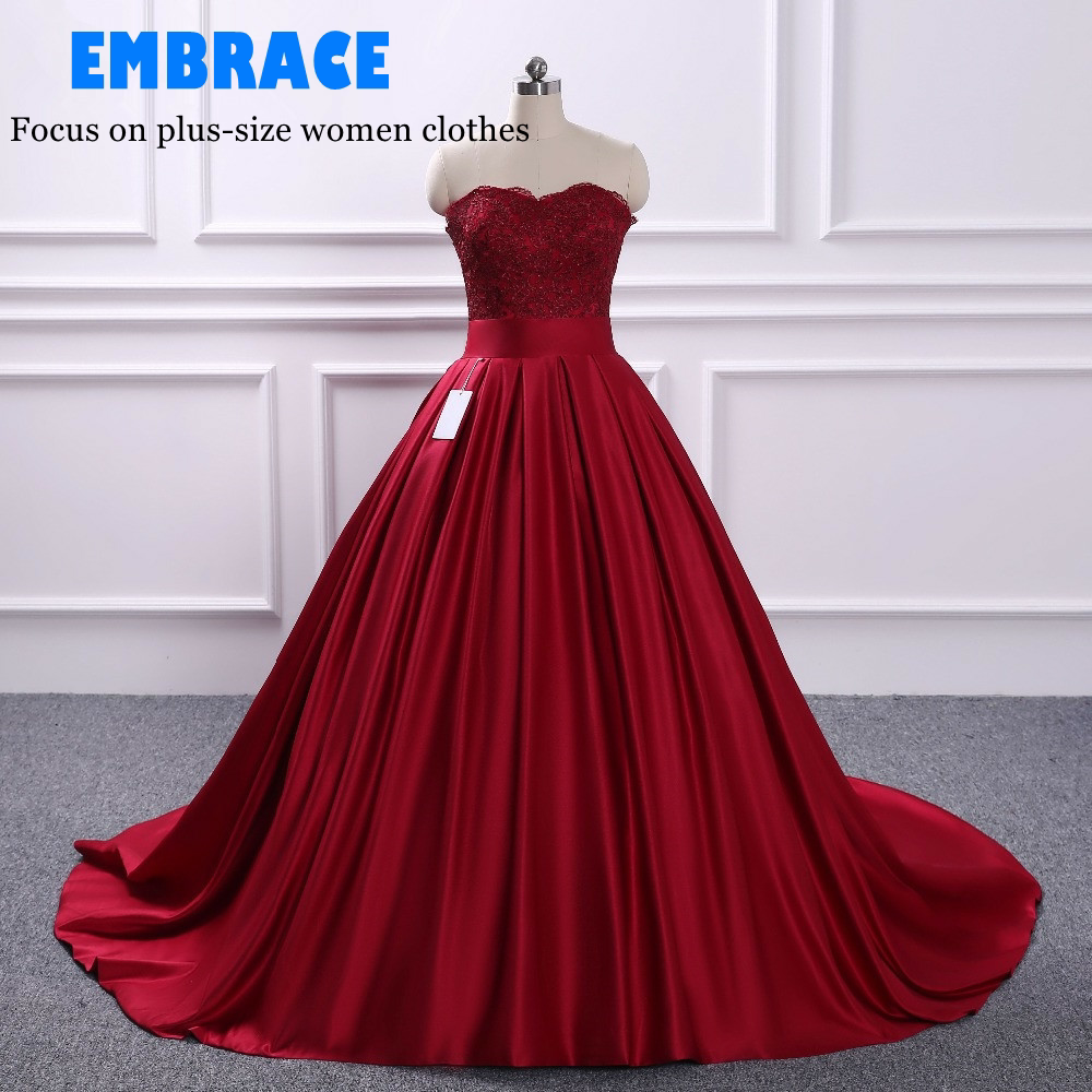 定制 新款时尚走秀抹胸外贸婚纱礼服红色齐地性感显瘦晚礼服女