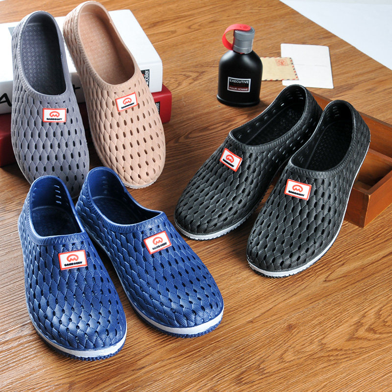 Summer sandals Crocs Single shoes Sandals Low Plastic mesh Hollow non-slip outdoors Sandy beach ventilation driftin the Men's Shoes, Sandals  category - from Buy2taobao.com to provide professional Taobao agent buy service