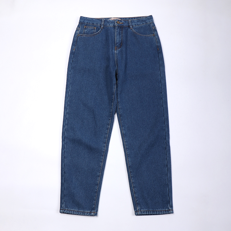 唐系列女装秋冬新款时尚无弹高腰显瘦加绒牛仔裤长裤/2-82