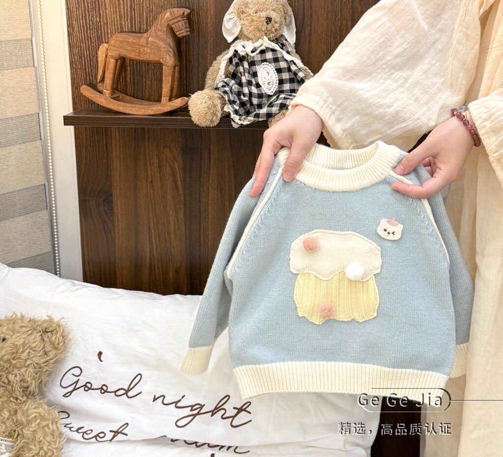 2025新款女童毛衣秋冬装儿童洋气针织衫宝宝加厚打底上衣