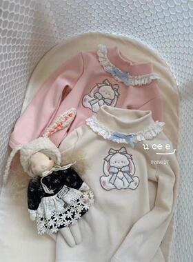 釉兮~25秋冬新款女童韩版洋气可爱卡通打底