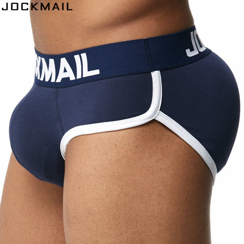 JOCKMAIL 男士提臀内裤前后罩杯丰臀可拆卸假屁股蜜桃臀三角裤男