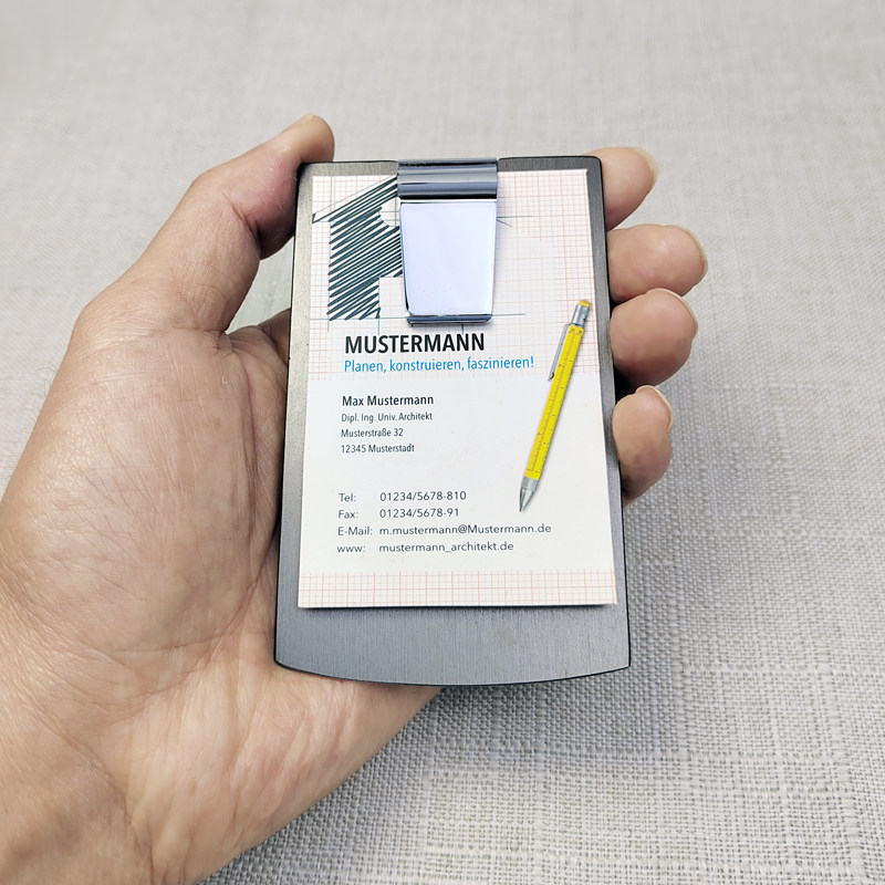 德国Troika创意零钱夹信用卡夹 超薄商务高档名片盒男式名片夹子