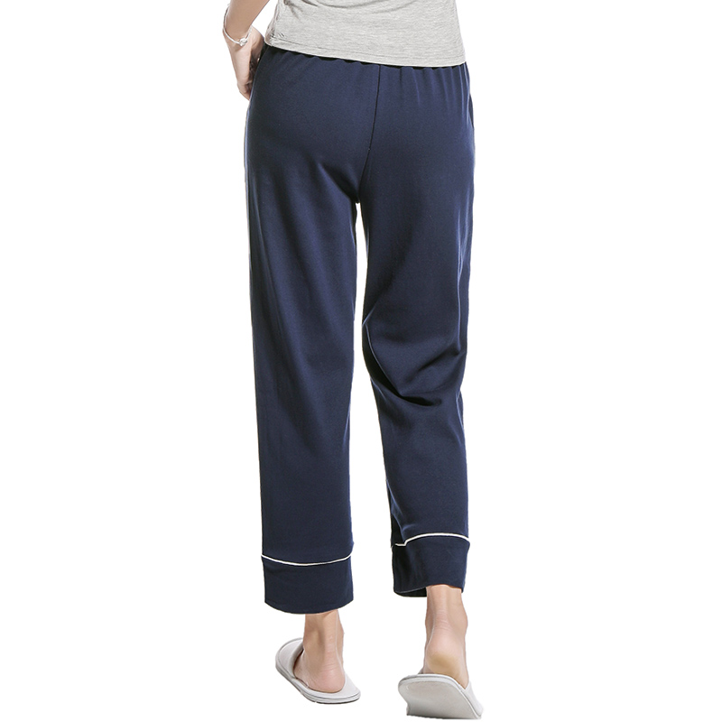 春秋季九分裤女士纯棉休闲家居裤