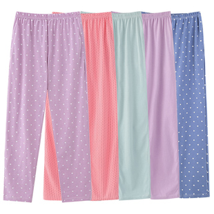 长裤 七分裤 短裤 清仓特价 家居裤 纯棉春秋夏季 加大码 女士单件睡裤