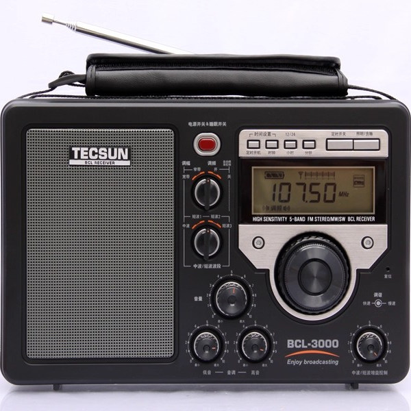 Tecsun/德生 BCL-3000 调频中波短波5波段全波段立体声台式收音机