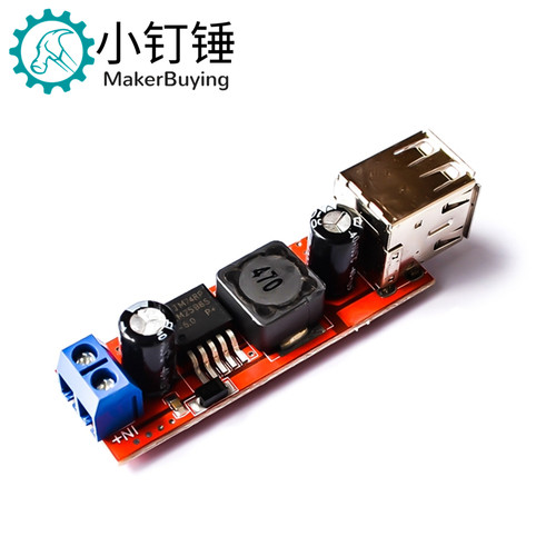 双USB输出9V/12V/24V/36V转5VDCDC车载充电3A降压稳压模块