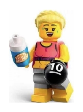 LEGO71045抽抽乐 乐高积木人仔 S25二十五季 #7 举重女运动员