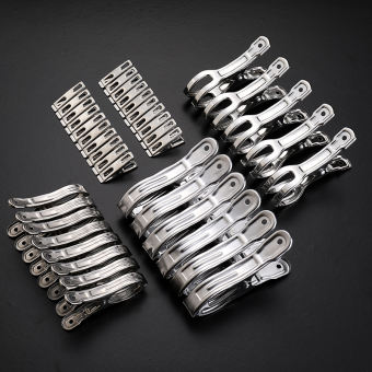 Kẹp Chăn Bông Cỡ Nhỏ Cỡ Lớn Gia Dụng Kẹp Chống Gió Kẹp Phơi Quần Áo Inox Kẹp Chăn Cố Định Móc Quần Áo Phơi Chăn