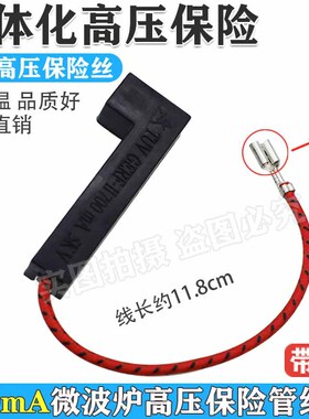 微波炉 一体化保险丝 5KV 700ma650mA800ma保险管黑色