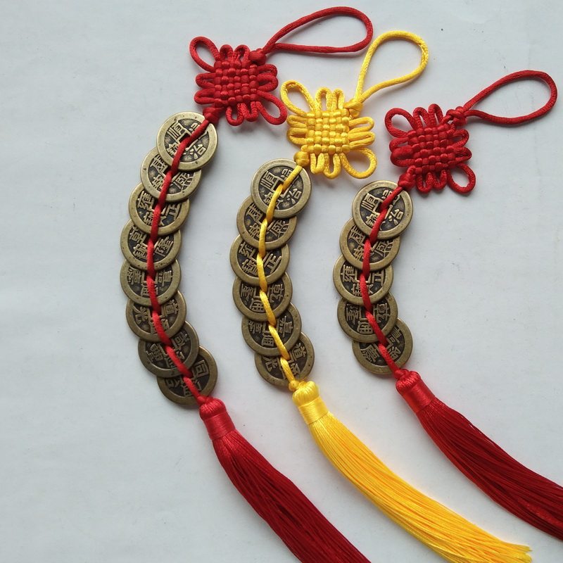 古钱币五帝钱 顺治铜钱康熙雍正乾隆嘉庆加厚十帝钱家居摆件2.5㎝