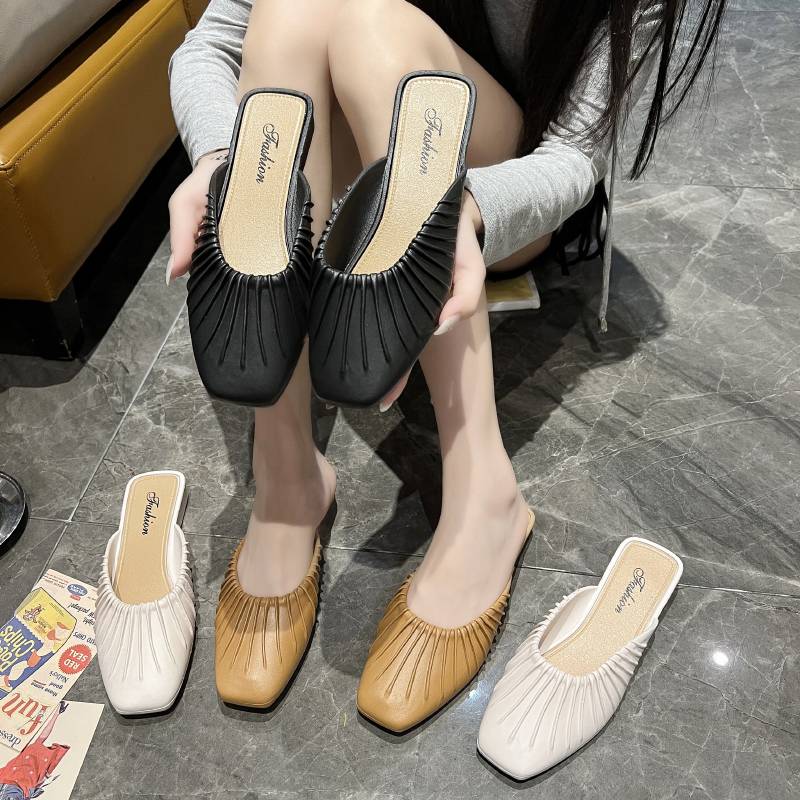 2025新款298包头夏季时尚百搭外穿小香风女鞋