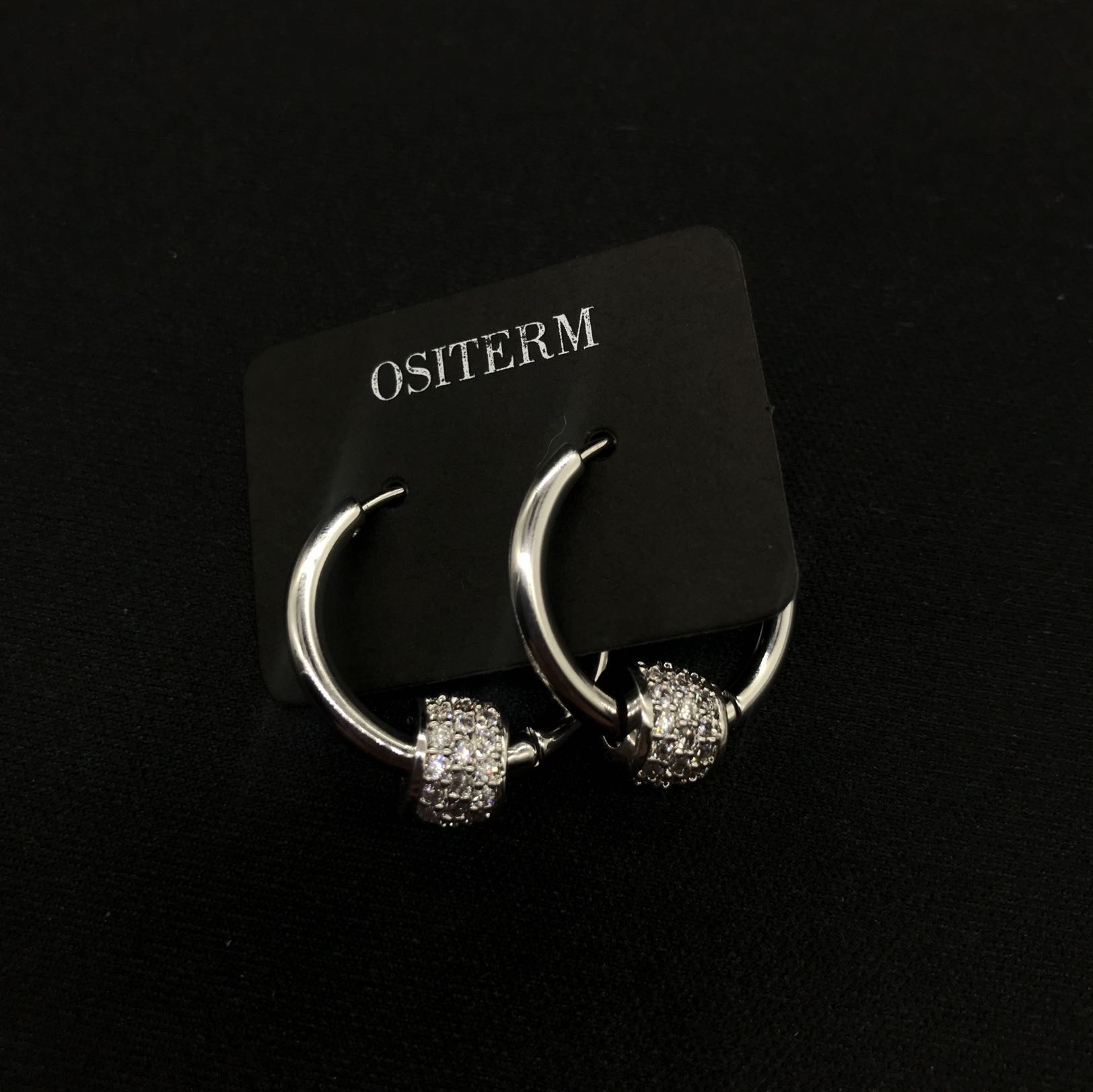 ositerm耳环三排钻微经典款升级