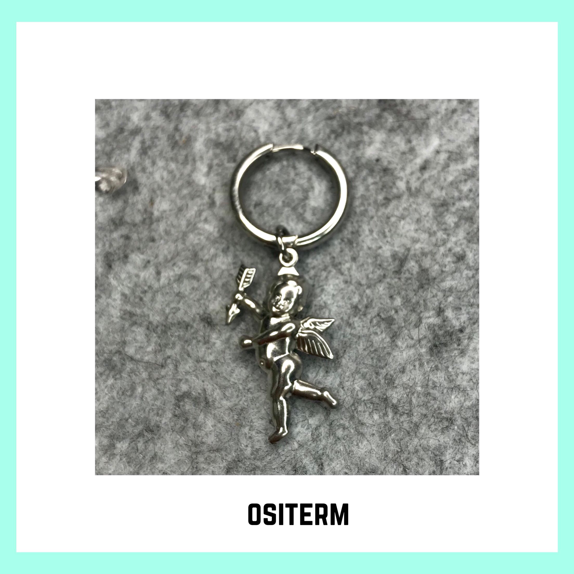 ositerm天使耳环耳坠手工原创