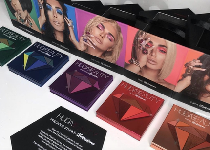 英代包邮Huda Beauty钻石9色眼影盘Ruby/Topaz/Amethyst/Emerald