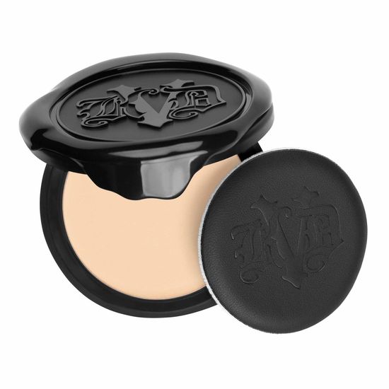 美代Kat von d Lock-It Blotting KVD哑光控油蜜粉粉饼定妆持久-封面