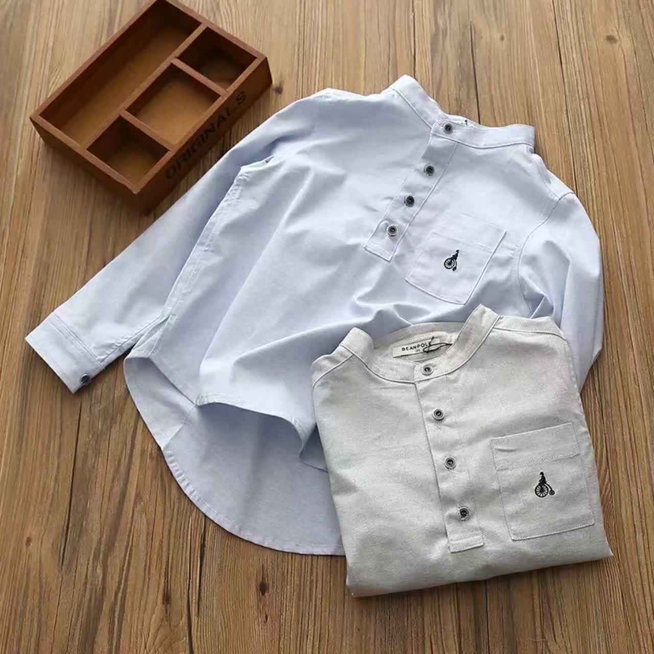 Chemise garcon à manche longue - Ref 2076184 Image 1