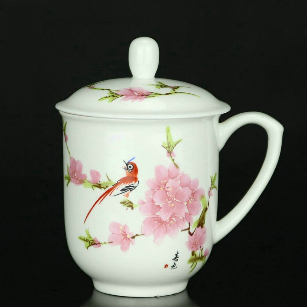 景德镇陶瓷器青花个人礼品茶杯