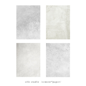 Silo简约水泥印刷卡纸ins背景搭配道具 美甲香薰化妆品布景搭配卡