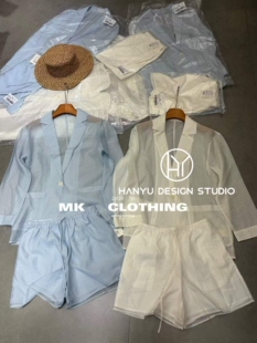 私信询价【韩钰DESIGN】2026夏季新款轻熟风利落干练西装领套装女