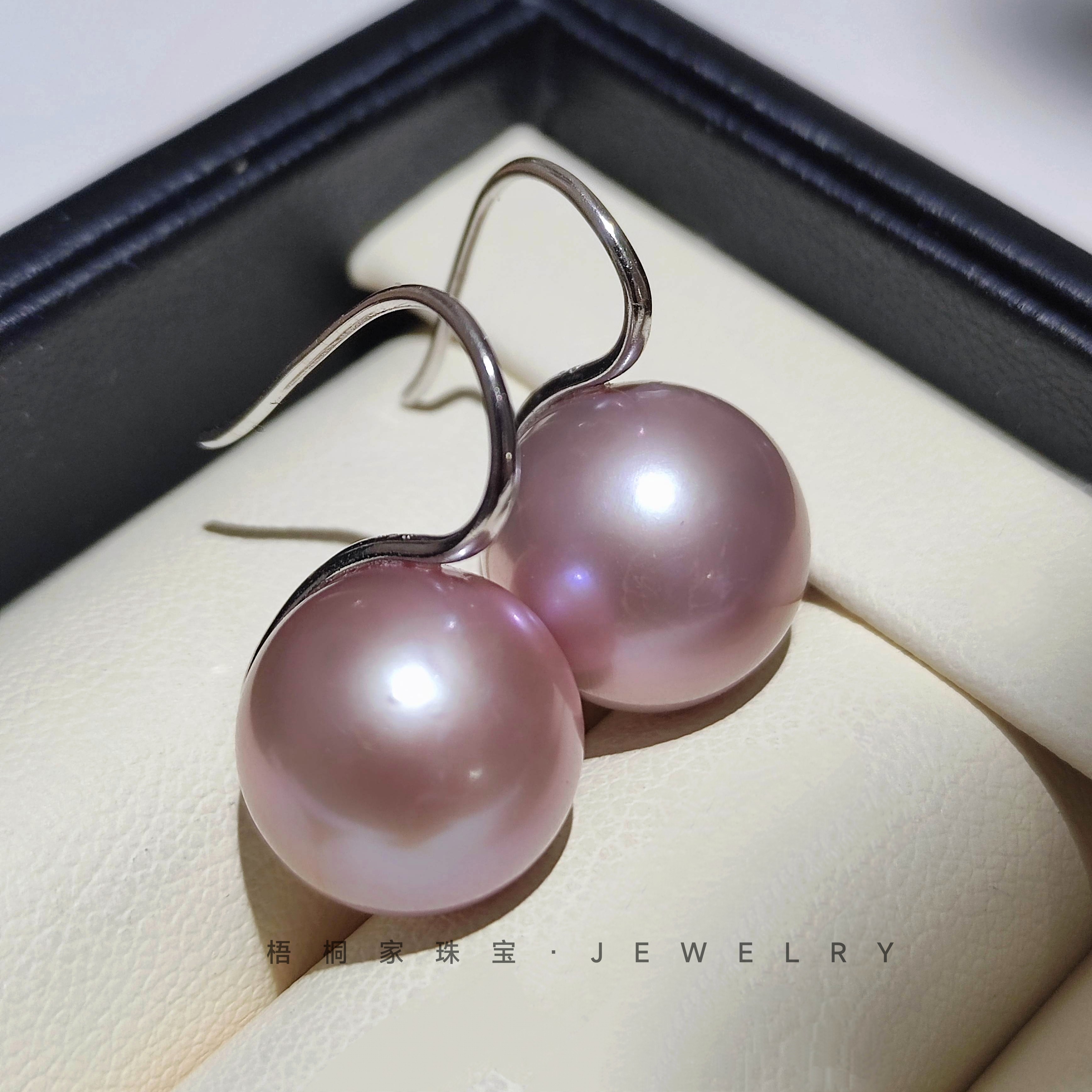 爱迪生真珍珠美拉德复古紫11-12-13mm正圆纯银高跟鞋耳钩,珠宝/钻石/翡翠,裸珠,淘宝优惠券,粉丝福利购,淘宝优惠卷