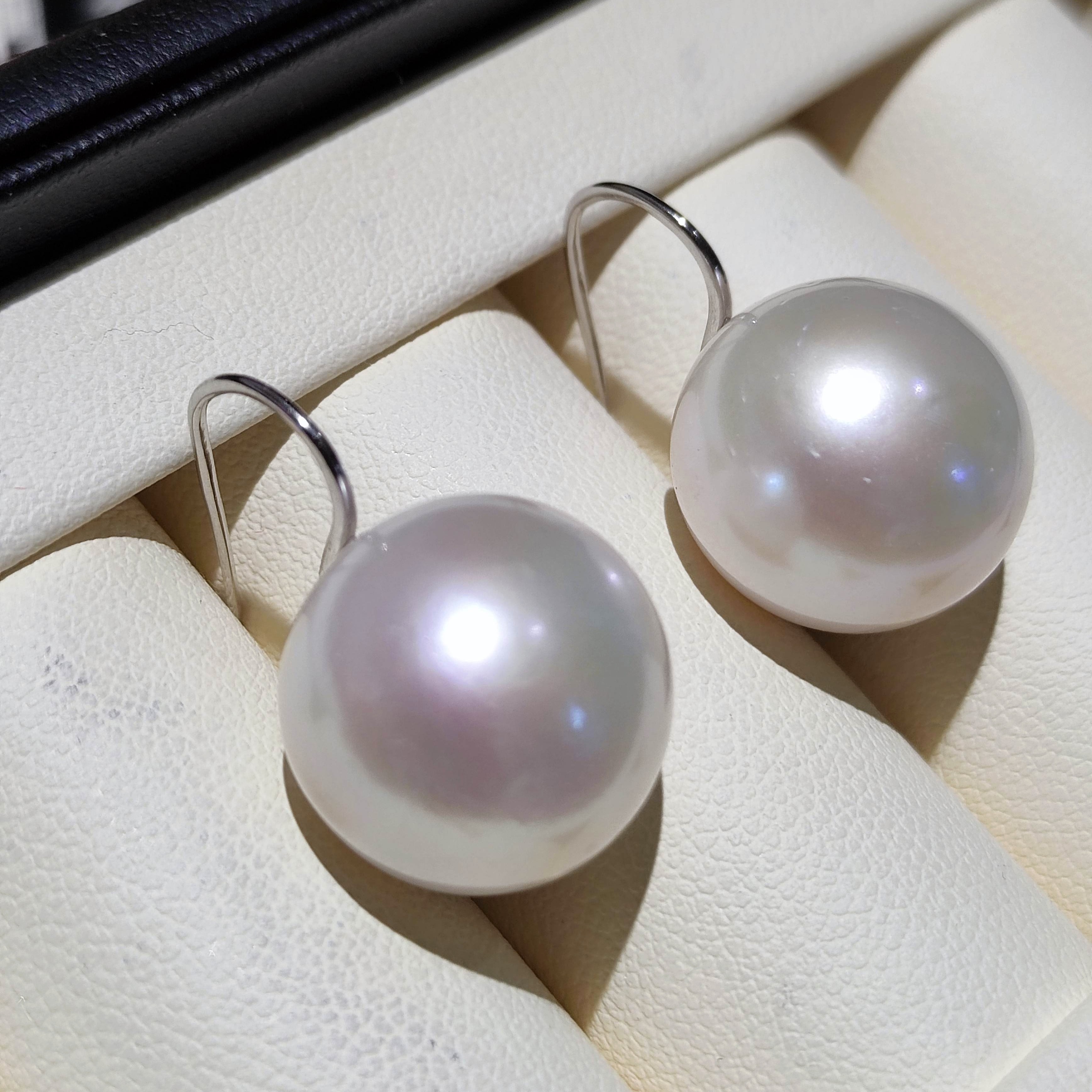 诸暨珍珠稀有点位超大爱迪生15-16mm龙珠正圆高跟鞋耳钩s925纯银,珠宝/钻石/翡翠,耳饰,淘宝优惠券,粉丝福利购,淘宝优惠卷