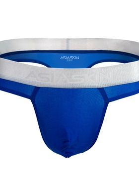 AsiaSkin/艾瑟氏 男士冰丝无痕宽腰丁字裤 性感U凸低腰单丁 002KD
