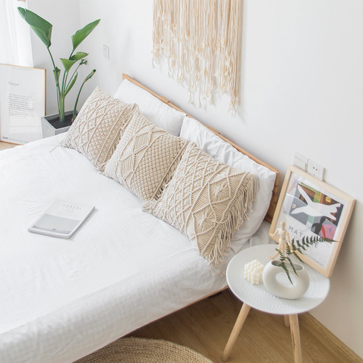 家居热销INS棉线棉绳手工编织流苏抱枕波西米亚靠枕吊篮装饰摄影|ruв категории домашний ткань, подушка/подушка - от Buy2taobao.com для оказания профессиональной услуги покупки агента Taobao