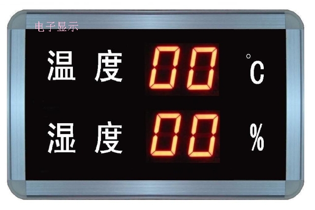 LED数码管LED温度湿度显示RS232 RS485 MODBUS通讯LED生产看板
