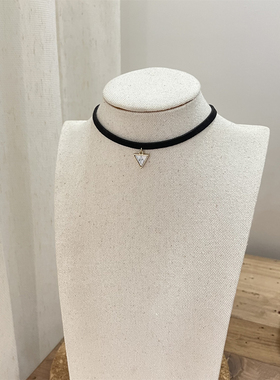 菠萝手作大理石纹理锁骨链