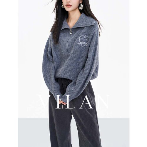 VILAN慧兰通勤高腰休闲裤女