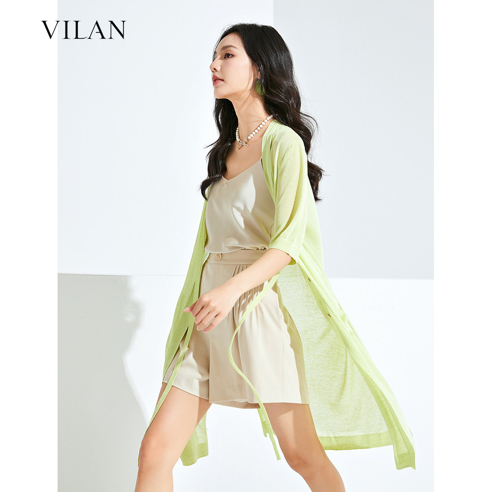 VILAN慧兰通勤针织开衫女图片