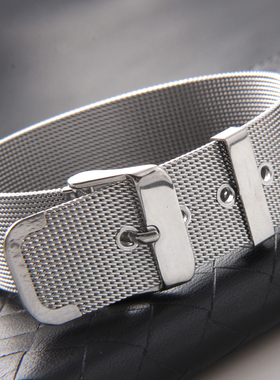 太钢手链网编手链手镯男款太钢潮品手表款式样式手链个性时尚