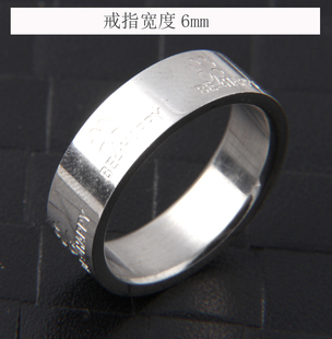 太钢戒指简约时尚戒指食指个性潮品无名指尾戒戒指美发健身时尚款