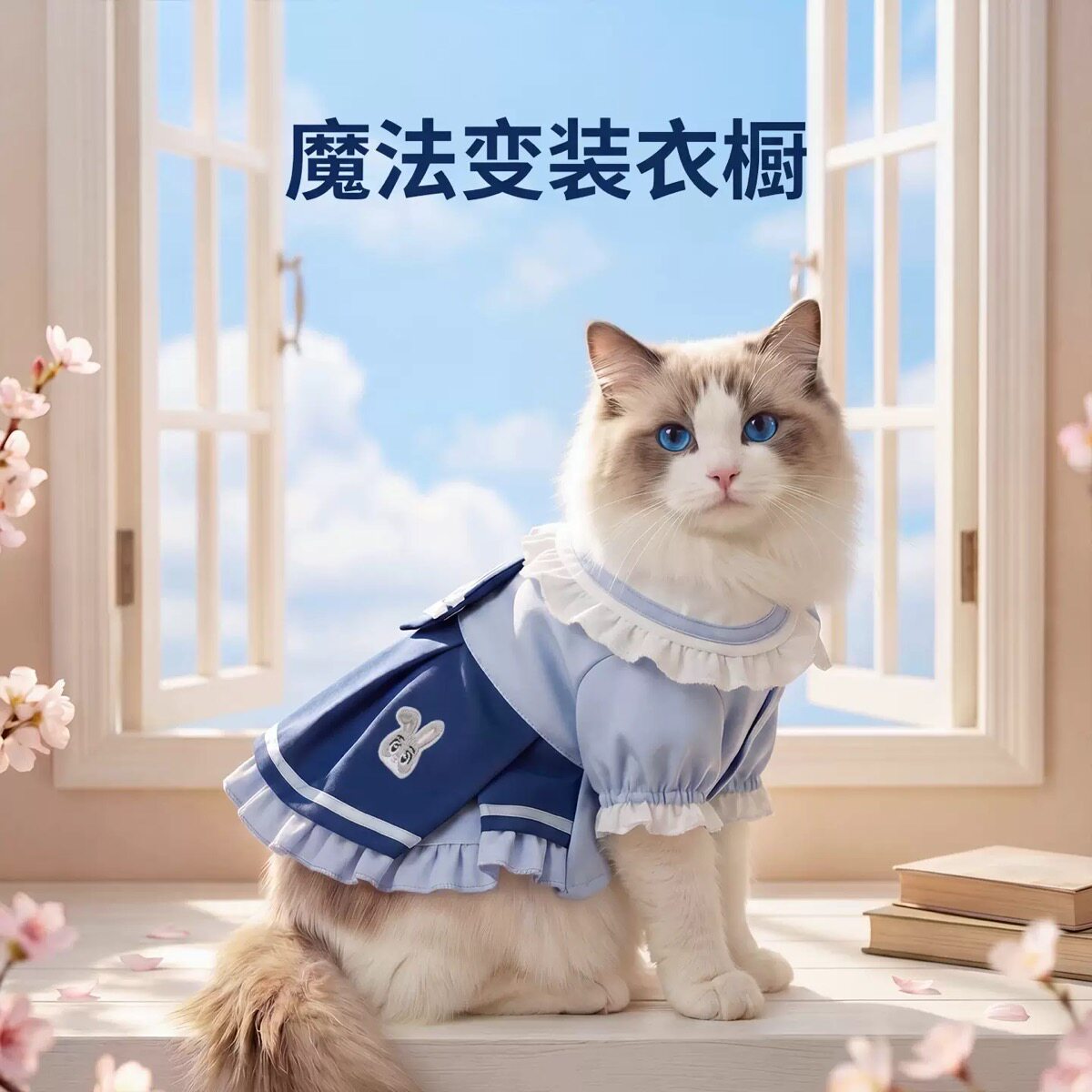 高端宠物炸街服装亲子宠物衣服