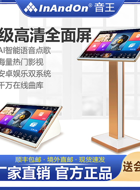 2025新款iNANDON音王点歌机V3MAX家用KTV触摸一体机卡拉OK点歌台